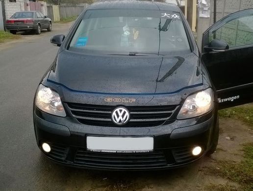 Купити Дефлектор капота мухобойка Volkswagen Golf V plus 2003-2008 (Vip Tuning) VW32 7014 Дефлектори капота Volkswagen
