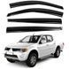 Купити Дефлектори вікон вітровики Mitsubishi L200 Triton 2008-2015 Скотч 3M SunPlex (SP-S-68) 63281 Дефлектори вікон Mitsubishi - 1 фото из 5