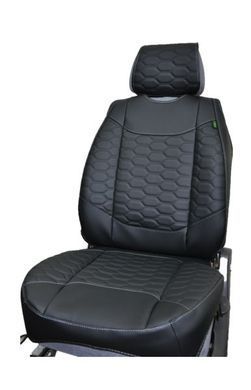 Купити Автомобільні чохли для сидінь Cayman Luxury black Model S комплект Чорні 34045  Майки для сидінь закриті