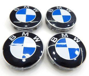 Купити Емблеми коліс Bmw 68 мм 4 шт Оригінал 36136783536 90057 Ковпачки на титани