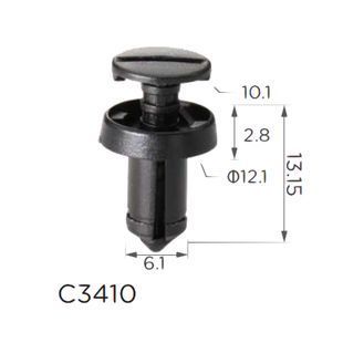 Купить Клипса подкрылок Renault 7703072361 Fiat 51761163 (C3410) 74029 Фиксатор распорный с фиксацией