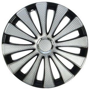 Купити Ковпак колеса Star GMK R14 сріблястий карбон 4 шт 21729 14 (Star)