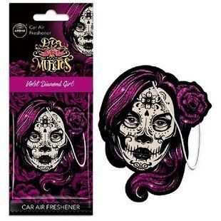 Купити Ароматизатор для авто Aroma Car Cellulose Dia Los Muertos Violet Diamond Girl (10378) 74339 Ароматизатори підвісні