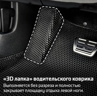Купити Килимки у салон EVA для Toyota Hilux 2004-2015 з підп'ятником 5 шт 64621 Килимки для Toyota