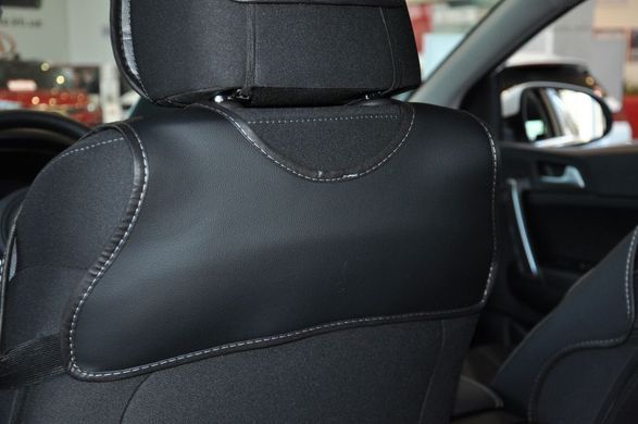 Купити Автомобільні чохли для сидінь Cayman Luxury black Model S комплект Чорні 34045  Майки для сидінь закриті