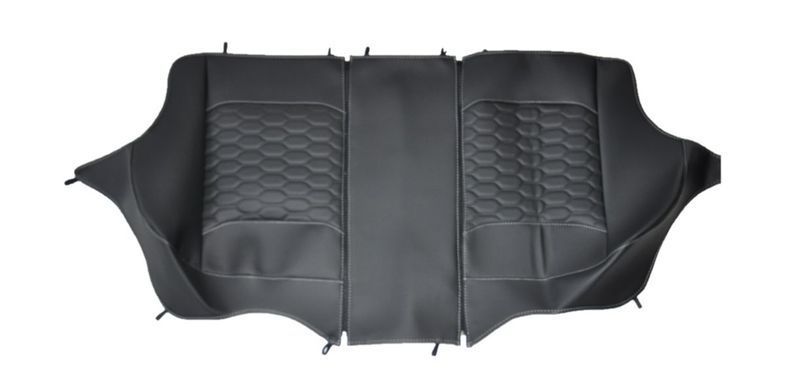 Купити Автомобільні чохли для сидінь Cayman Luxury black Model S комплект Чорні 34045  Майки для сидінь закриті