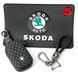 Купити Автонабір №88 для Skoda Килимок Брелок плетений карабіном чохол для автоключів 63378 Подарункові набори для автомобіліста - 1 фото из 4