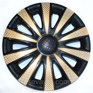Купити Ковпак колеса Star GMK R14 gold карбон 4 шт 21730 14 (Star)