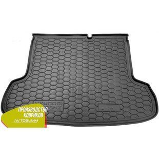 Купити Автомобільний килимок в багажник Hyundai Accent 2006 - Sedan / Гумовий (Avto-Gumm) 28963 Килимки для Hyundai