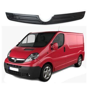 Купити Зимова накладка на радіаторні решітку Opel Vivaro 2006-2015 (Коротка До Хрому) Глянець FLY 56211 Зимові накладки на решітку радіатора