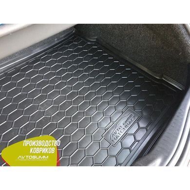 Купить Автомобильный коврик в багажник Renault Megane II 2002-2008 Hatchback Резиновый (Avto-Gumm) 28895 Коврики для Renault