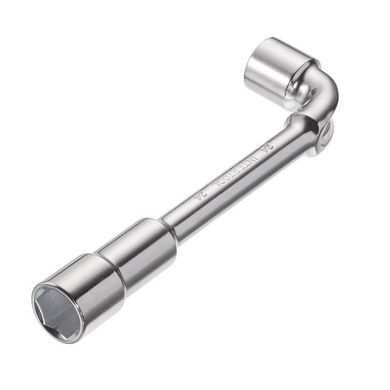 Купити Ключ торцевий з отвором L-подібний 24 мм INTERTOOL HT-1624 78116 Ключі балонні - Свічкові Торцеві