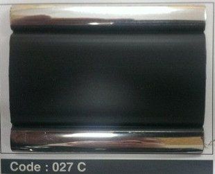Купити Молдинг чорний 45х3мм 15м 027C (sal 45mm) хром по краях 32634 Молдинг Кузова Універсальний Бухтамі