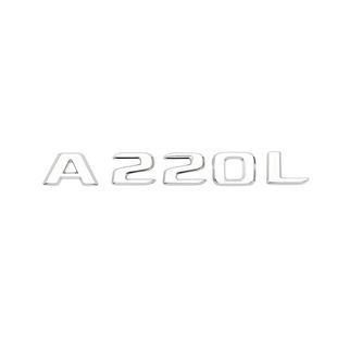 Купити Емблема напис A220L для Mercedes-Benz A-Class хром 170х23 мм пластик (на скотчі) 94710 Емблема напис на іномарки