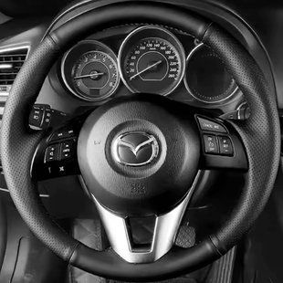 Купить Чехол Оплетка Руля для Mazda CX-5 2012-2017 Кожа (Модельная Выкройка) 101026 Оплетки на Руль