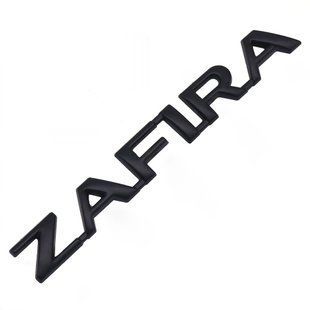 Купить Эмблема надпись ZAFIRA Зафира 145х18 мм Черная (Завод) 88942 Эмблема надпись на иномарки