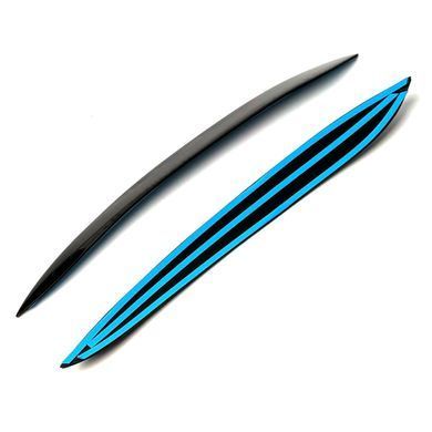 Купити Вії фар для Chevrolet Lacetti 2003-2014 Хечбек 2 шт Voron Glass 57695 Вії - Захист фар