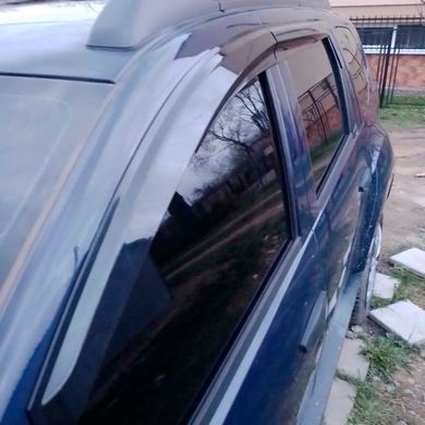 Купити Дефлектори вікон вітровики Renault Duster 2010-2016 скотч SunPlex (SP-S-28) 63284 Дефлектори вікон Renault