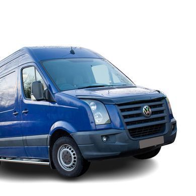 Купити Дефлектор капоту мухобійка для Volkswagen Crafter 2006-2013 Евро Крепление (Vip Tuning) VW09 18 Дефлектори капота Volkswagen
