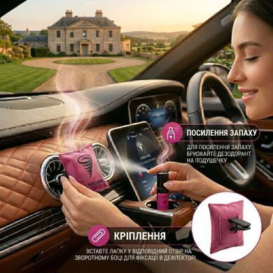 Купити Ароматизатор автомобільний Hurricane Pink Standart Limited (В комплекті Спрей 10 мл) 101201 Ароматизатори Hurricane Premium