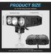 Купити LED Фара Світлодіодні три лінзи 85W 8500Lm 6500K / 3200K DC9-30V IP66 (E06L) 1шт 101107 Мигалки - Стробоскопи - 3 фото из 3
