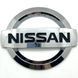 Купити Емблема решітки задня для Nissan Хром 150х133 мм ПластикНА НАПРЯМНИХ (Завод) 88376 Емблеми на іномарки