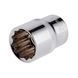 Купити Головка 12 гр. 1/2" 20 мм INTERTOOL ET-0220 78017 Торцеві головки, шестигранники та зірки - 1 фото из 3