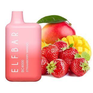 Купить ЕІf Ваг BC4000 POD 5% Оригинал Strawberry Mango Клубника Манго (Подзаряжаемый) 44671 Одноразовые системы