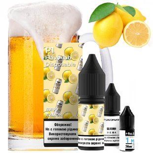 Купить Жидкость Самозамес Flavorlab P1 10ml Beer Lemon со вкусом пива с лимоном 84424 Жидкости FL
