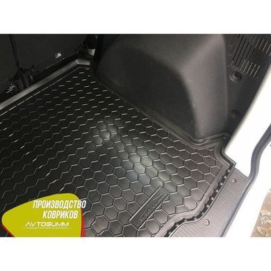 Купити Автомобільний килимок у багажник Renault Dokker 2013- Гумо - пластик 42301 Килимки для Renault