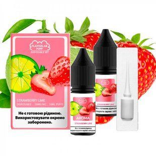 Купить Жидкость Самозамес Flavorlab Disposable Puff 10мл 50мг Strawberry lime Клубника лайм 79844 Жидкости FL
