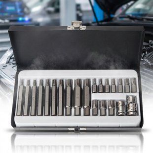 Купить Набор бит Шестигранники и Звездочки Hex Torx Alloid 22 предметов (NB-2501) 101205 Наборы инструментов