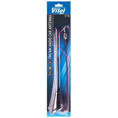 Купить Антенна врезная резиновая активная Vitol с наклоном -58&deg; (61129) 91345 Антенны