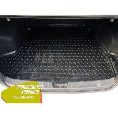 Купить Автомобильный коврик в багажник Hyundai Sonata (YF) 2009-2015 / Резиновый (Avto-Gumm) 28354 Коврики для Hyundai