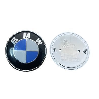 Купить Эмблема капота Bmw Бмв ф73-74мм (между штырями 56мм) OEM 51148132375 90281 Эмблемы на иномарки