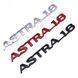 Купить Эмблема надпись ASTRA-1.6 Астра 182х18 мм Красная (Завод) 88944 Эмблема надпись на иномарки - 3 фото из 4