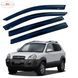 Купити Дефлектори вікон HIC для Hyundai Tucson JM 2004-2010 Оригінал (HY12) 42702 Дефлектори вікон Hyundai