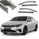 Купити Дефлектори вікон вітровики Benke для Kia Optima K5 2020- Хром Молдинг Із Нержавіючої Сталі 3D 57834 Дефлектори вікон KIA - 1 фото из 3