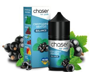 Купити Chaser рідина 30 ml 50 mg Balance Смородина з ментолом 66517 Рідини від CH