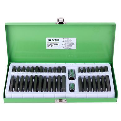 Купити Набір біт Шестигранники SPLINE TORX Alloid 40 предметів (NB-3840) 101206 Набори інструментів
