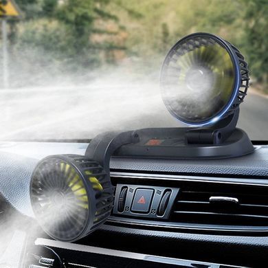 Купить Автомобильный вентилятор Lider 12-24V Пульт Температура Угол Поворота 360 (F411) 60815 Вентиляторы и тепловентиляторы для авто