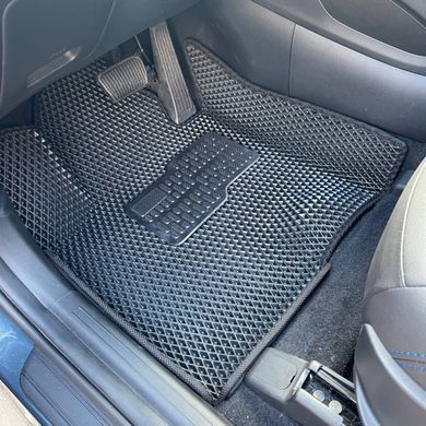 Купить 3D EVA Коврики в салон передние для Hyundai Tucson (NX4) 2021- ДВС (Металлический подпятник) 2 шт 62958 Коврики для Hyundai