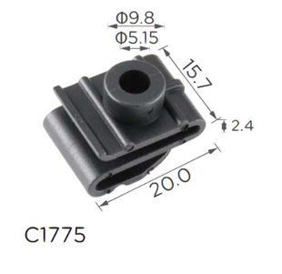 Купити Кліпса під саморіз Hyundai, Kia, Mitsubishi, Honda, Nissan, Toyota (8682528000, MB135567) (C1775) 73933 Фіксатор під саморіз