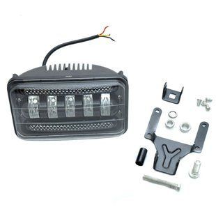Купить Светодиодная дополнительная LED фара ближний свет с ДХО 170х105х80 mm / 75W / 5W*15 / 10-30V / 1 шт 9033 Дополнительные LЕD фары