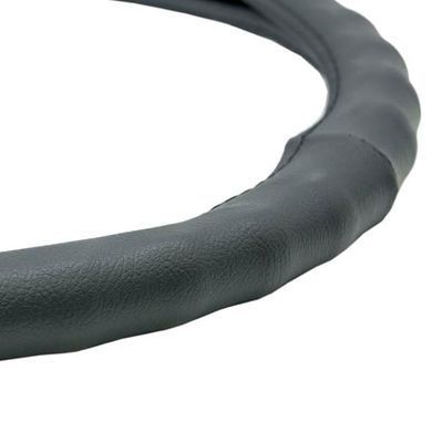 Купити Чехол руля Elegant M 37-39 см Рельефный Экокожа Черный (EL 105 510) 75084 Чохли Руля Екошкіра