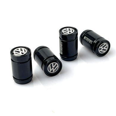 Купить Защитные колпачки на ниппеля Volkswagen Черные 4 шт 57487 Защитные колпачки на ниппеля