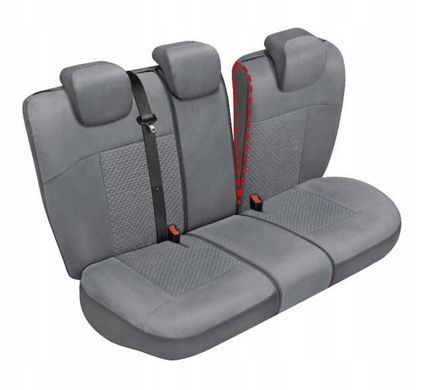 Купити Чохли для сидінь модельні Chevrolet Lacetti Gentra комплект Чорно - Темно-сірий 73205 Чохли для сидіння модельні