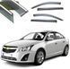 Купити Дефлектори вікон вітровики Benke для Chevrolet Cruze 2009-2014 Хром Молдинг Із Нержавіючої Сталі 3D 60485 Дефлектори вікон Chevrolet - 1 фото из 10