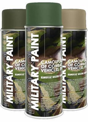 Купити Камуфляжна фарба Deco color Military Paint Ral 400 мл Брудно-коричневий антивідблиска (8027) 58883 Фарби аерозольні