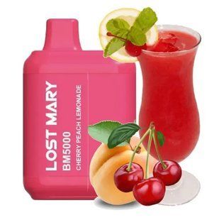 Купити Lost Mary BM5000 5% Cherry Peach Lemonade - Вишня Персик Лимонад 66419 Одноразові системи